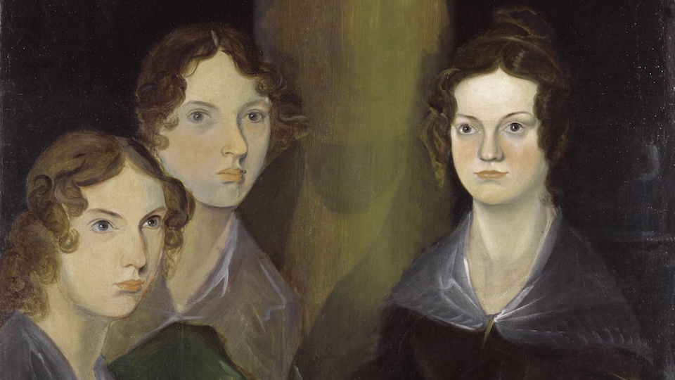 The Brontë Sisters (Anne Brontë; Emily Brontë; Charlotte Brontë), Patrick Branwell Brontë, circa 1834 (fragment)